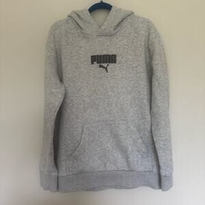 PUMA Hooded, Embroidered Sweatshirt with Kangaroo Pocket